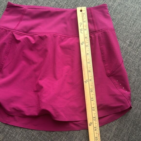 ATHLETA Run With It 14” Skort Skirt Exotic Fuchsia Tennis Women's Size XXS - Picture 9 of 12